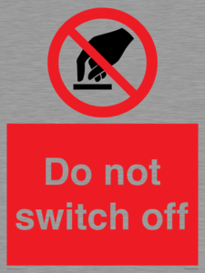 PV10965: Do not switch off