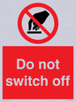 PV10965: Do not switch off