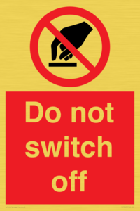 PV10965: Do not switch off