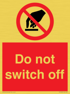 PV10965: Do not switch off