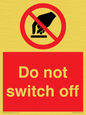 PV10965: Do not switch off