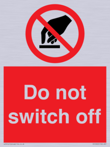 PV10965: Do not switch off