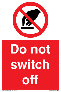 PV10965: Do not switch off