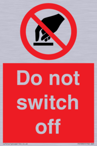 PV10965: Do not switch off