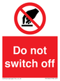PV10965: Do not switch off