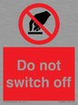 PV10965: Do not switch off