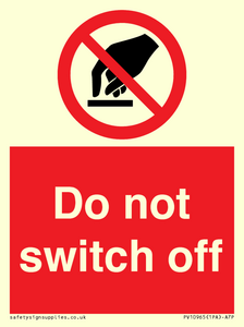 PV10965: Do not switch off