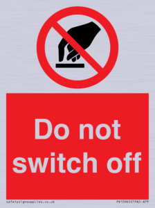 PV10965: Do not switch off
