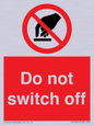 PV10965: Do not switch off