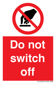 PV10965: Do not switch off