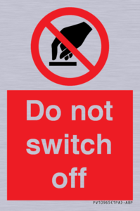 PV10965: Do not switch off