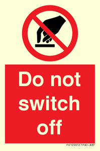 PV10965: Do not switch off