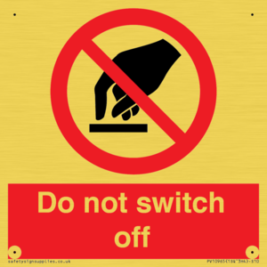 PV10965: Do not switch off