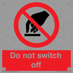 PV10965: Do not switch off