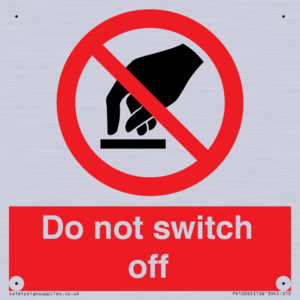 PV10965: Do not switch off