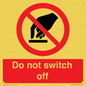 PV10965: Do not switch off