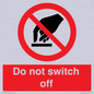 PV10965: Do not switch off