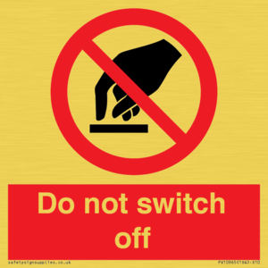 PV10965: Do not switch off
