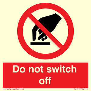 PV10965: Do not switch off