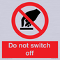 PV10965: Do not switch off