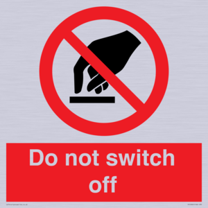 PV10965: Do not switch off