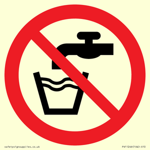 PV11246: P005 Prohibition: Not drinking water