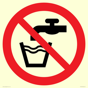 PV11246: P005 Prohibition: Not drinking water