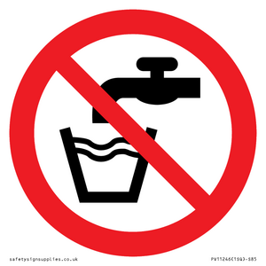 PV11246: P005 Prohibition: Not drinking water