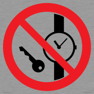 PV11252: P008 Prohibition: No metallic articles or watches