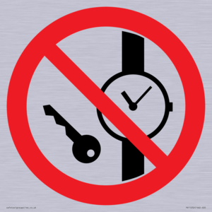 PV11252: P008 Prohibition: No metallic articles or watches