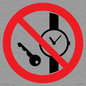 PV11252: P008 Prohibition: No metallic articles or watches