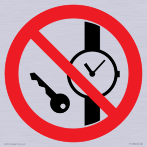 PV11252: P008 Prohibition: No metallic articles or watches