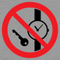 PV11252: P008 Prohibition: No metallic articles or watches
