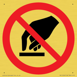 PV11256: P010 Prohibition: Do not touch