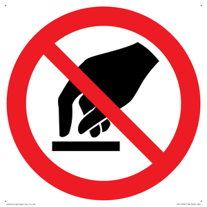 PV11256: P010 Prohibition: Do not touch