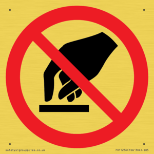 PV11256: P010 Prohibition: Do not touch