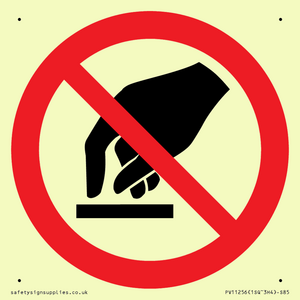 PV11256: P010 Prohibition: Do not touch