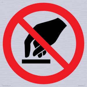 PV11256: P010 Prohibition: Do not touch