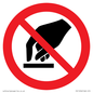 PV11256: P010 Prohibition: Do not touch