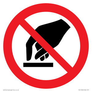 PV11256: P010 Prohibition: Do not touch