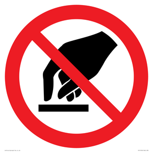 PV11256: P010 Prohibition: Do not touch