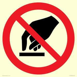 PV11256: P010 Prohibition: Do not touch