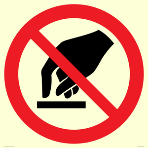 PV11256: P010 Prohibition: Do not touch