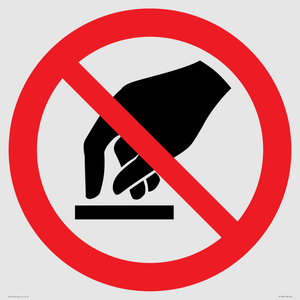 PV11256: P010 Prohibition: Do not touch