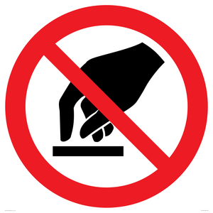 PV11256: P010 Prohibition: Do not touch