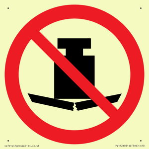 PV11260: P012 Prohibition: No heavy loads