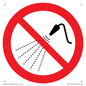 PV11266: P016 Prohibition: Do not spray with water