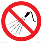 PV11266: P016 Prohibition: Do not spray with water