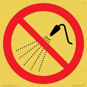 PV11266: P016 Prohibition: Do not spray with water