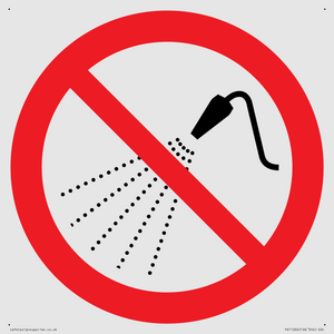PV11266: P016 Prohibition: Do not spray with water